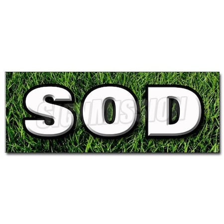 SOD DECAL Sticker Landscape Landscaper For Sale Grass Seed Farm Grasses